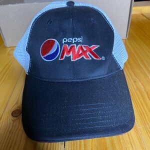 Pepsi Max Black and Gray Cap Vintage
